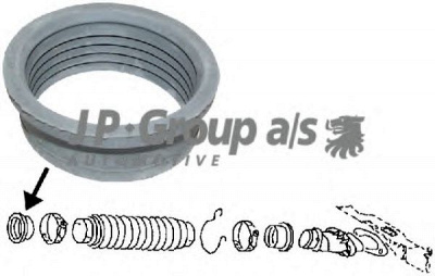 JP GROUP 8123550100 -  Прокладка, шланг отопления